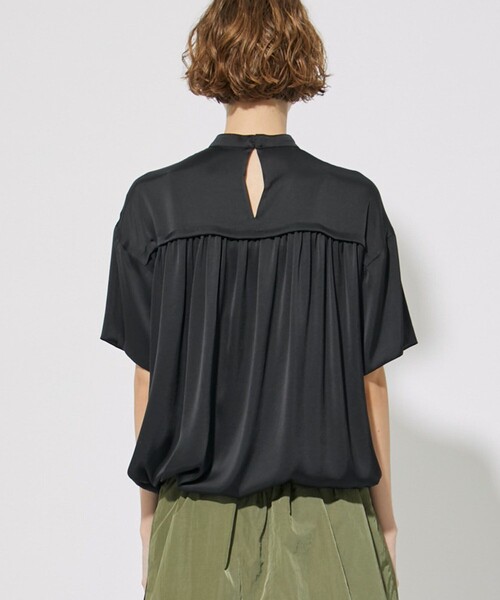 CITY TOKYO（シティトウキョウ）の「ドローコードギャザーブラウス（シャツ/ブラウス・レディース・ブラック/ブルー・FREE）」の15枚目の写真