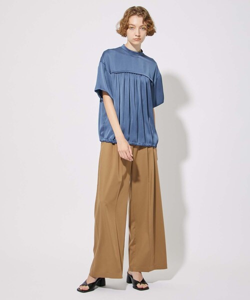 CITY TOKYO（シティトウキョウ）の「ドローコードギャザーブラウス（シャツ/ブラウス・レディース・ブラック/ブルー・FREE）」の18枚目の写真