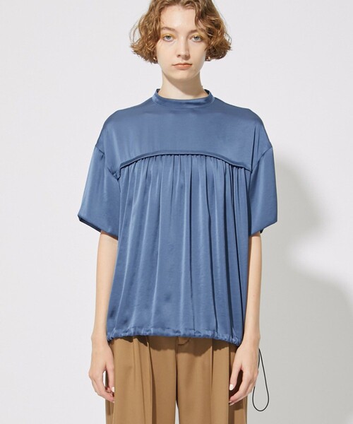 CITY TOKYO（シティトウキョウ）の「ドローコードギャザーブラウス（シャツ/ブラウス・レディース・ブラック/ブルー・FREE）」の13枚目の写真