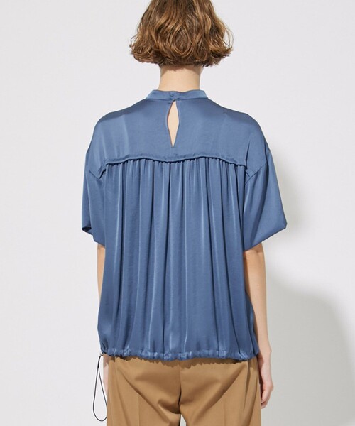 CITY TOKYO（シティトウキョウ）の「ドローコードギャザーブラウス（シャツ/ブラウス・レディース・ブラック/ブルー・FREE）」の16枚目の写真