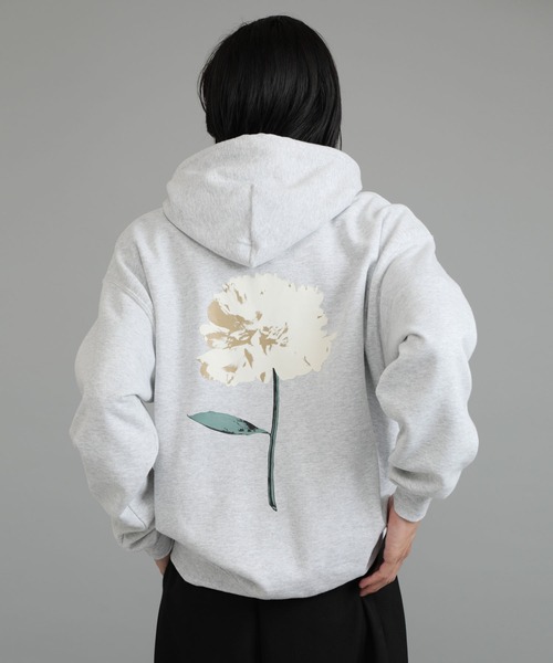 DELUXE(デラックス)の「DELUXE x TPC CAMELLIA HOODY(パーカー・メンズ・グレー/ブラック・LARGE/MEDIUM)」の1枚目の写真