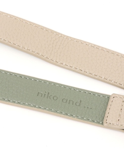 niko and...（ニコアンド）の「オリジナルスクエアWバックルベルト（ベルト・レディース・ブラック/その他1/その他2・0）」の8枚目の写真