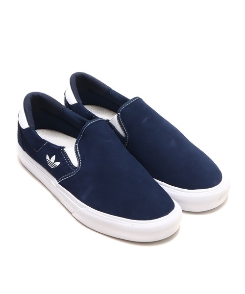 adidas(アディダス)の「adidas COURT RALLYE SLIP / アディダス コート ラリー スリップ(スリッポン・メンズ・ホワイト・23.5cm/24.0cm/24.5cm/25.0cm/25.5cm/26.0cm/26.5cm/27.0cm/27.5cm/28.0cm/28.5cm/29.0cm/30.0cm/23.0cm)」の2枚目の写真