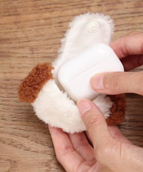 BIRTHDAY BAR（バースデイバー）の「ROMANE AirPodsPro用ポーチ ブランチブラザー（ヘッドフォン/イヤホン・レディース・グレー/アイボリー・フリー）」の12枚目の写真