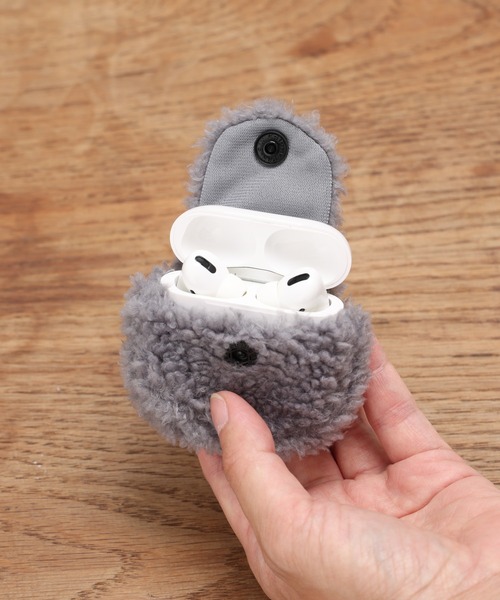 BIRTHDAY BAR（バースデイバー）の「ROMANE AirPodsPro用ポーチ ブランチブラザー（ヘッドフォン/イヤホン・レディース・グレー/アイボリー・フリー）」の6枚目の写真