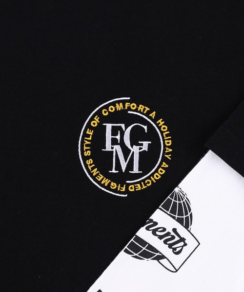 Figments（フィグメンツ）の「フェイクレイヤードワンポイントロンT（Tシャツ/カットソー・レディース・ホワイト/ブラック/パープル/グリーン・SMALL/MEDIUM）」の19枚目の写真