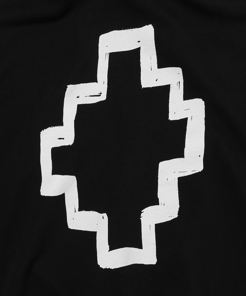 MARCELO BURLON（マルセロ・バーロン）の「TEMPERA CROSS OVER HOODIE（パーカー・メンズ・ブラック系その他・M/L/XL）」の4枚目の写真