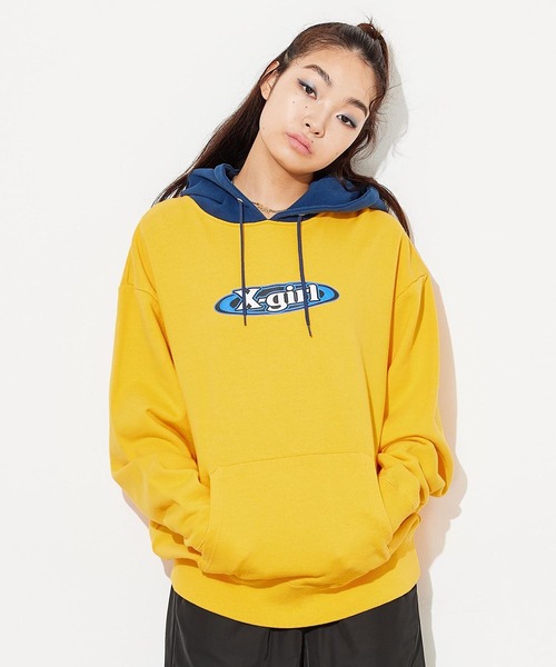 FOAM PRINT OVAL LOGO SWEAT HOODIE