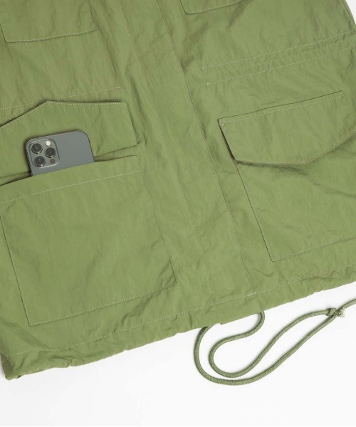 SUGAR BISKET（シュガービスケット）の「ハイネックミリタリーベスト（ベスト・レディース・ブラック/カーキ/アイボリー・フリー）」の12枚目の写真