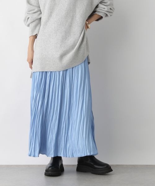 LOWRYS FARM(ローリーズファーム)の「コーティングワッシャースカート 167439(スカート・レディース・ブラック/ベージュ/ブルー・FREE)」の8枚目の写真