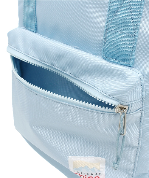 OUTLET（アウトレット）の「【who's who Chico】ナイロン2WAYトートBAG（トートバッグ・レディース・ベージュ/ブルー・FREE）」の8枚目の写真