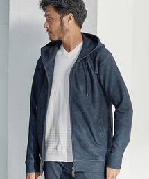 UNION STATION | プリント裏起毛ZIPアップパーカ<セットアップ対応>(パーカー)