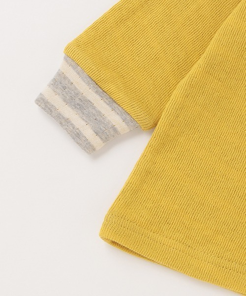 kladskap（クレードスコープ）の「電車接結長袖Tシャツ（Tシャツ/カットソー・キッズ・レッド/マスタード・110cm/100cm/90cm/120cm/80ｃｍ）」の9枚目の写真