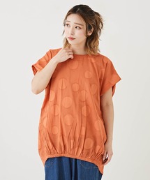 CUBE SUGAR（キューブシュガー）の「WEB限定ドットジャガードプルオーバーブラウス（シャツ/ブラウス）」