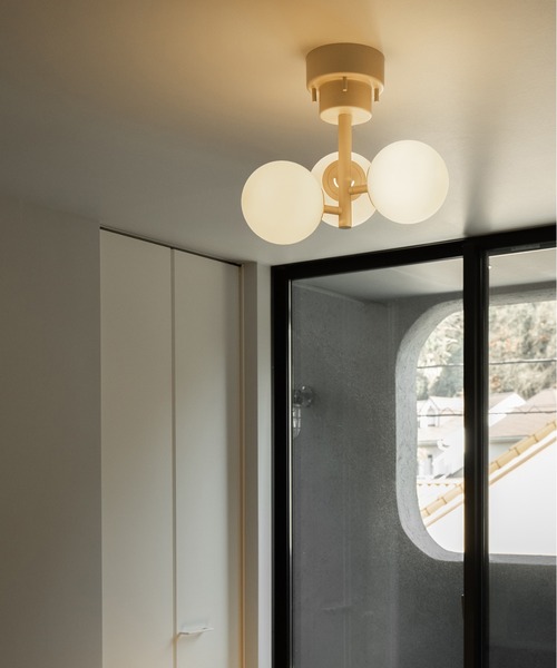 美品　BRID TINY GLASS CEILING LIGHT 3 TINY GLASS CEILING LIGHT 3（タイニー ガラス シーリングライト