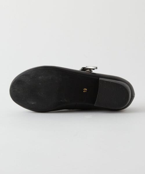 green label relaxing（グリーンレーベルリラクシング）の「Tストラップ フラットシューズ16.5-23cm（ドレスシューズ・キッズ・ブラック・17cm/18cm/19cm/20cm/21cm/22cm/23cm）」の6枚目の写真