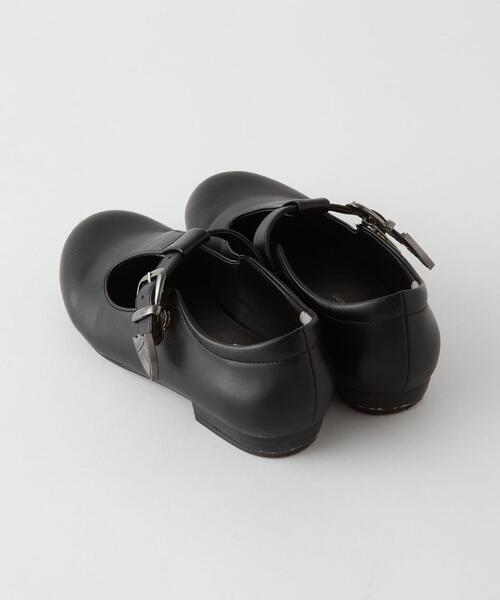 green label relaxing（グリーンレーベルリラクシング）の「Tストラップ フラットシューズ16.5-23cm（ドレスシューズ・キッズ・ブラック・17cm/18cm/19cm/20cm/21cm/22cm/23cm）」の3枚目の写真