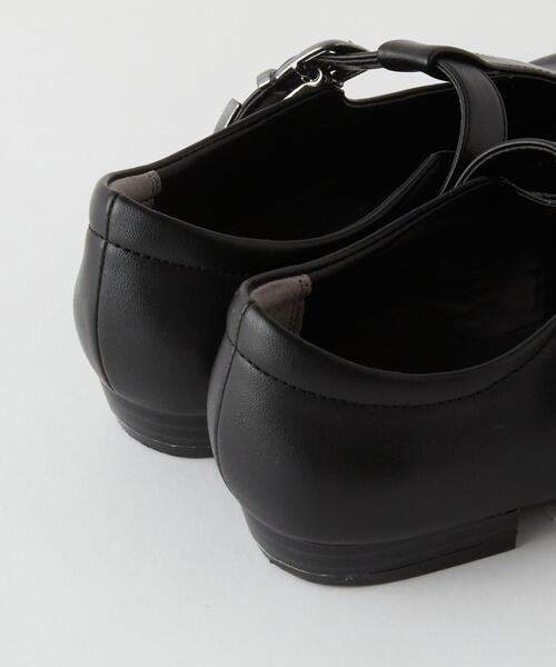 green label relaxing（グリーンレーベルリラクシング）の「Tストラップ フラットシューズ16.5-23cm（ドレスシューズ・キッズ・ブラック・17cm/18cm/19cm/20cm/21cm/22cm/23cm）」の2枚目の写真