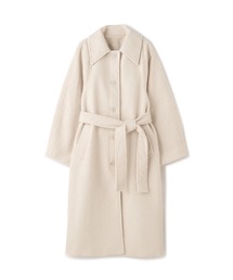 ◆ブークレベルト付きステンカラーコート