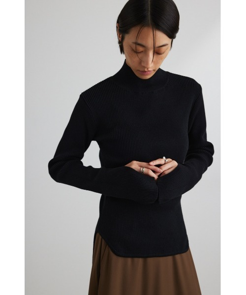 美品★ ラウンドスリットニットトップ UN3D.（アンスリード）の「ラウンドスリットニットトップ（ニット