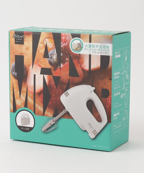 ハンドミキサー ホワイト dretec ドリテック（キッチンツール）｜212