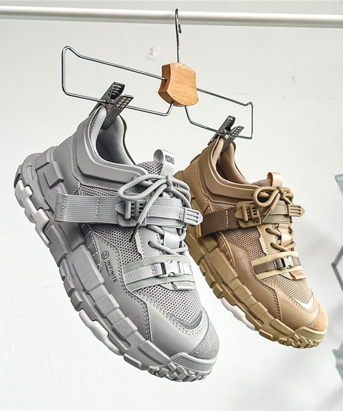 aimoha(アイモハ)の「カジュアルストリートスニーカー厚底シューズ(4カラー)(スニーカー・メンズ・ブラック/グレー/ベージュ/ホワイト・27.0cm/24.5cm/27.5cm/26.0cm/25.5cm/26.5cm/25.0cm)」の22枚目の写真