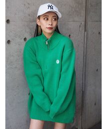 EVRIS | SUNNYハーフジップニットトップス(ニット/セーター)