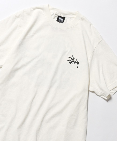 STUSSY（ステューシー）の「STUSSY/ステューシー SKULL WINGS PIG. DYED TEE Tシャツ（Tシャツ/カットソー・メンズ・ホワイト/ブラック/パープル/グリーン・L/M/S/XL）」の15枚目の写真