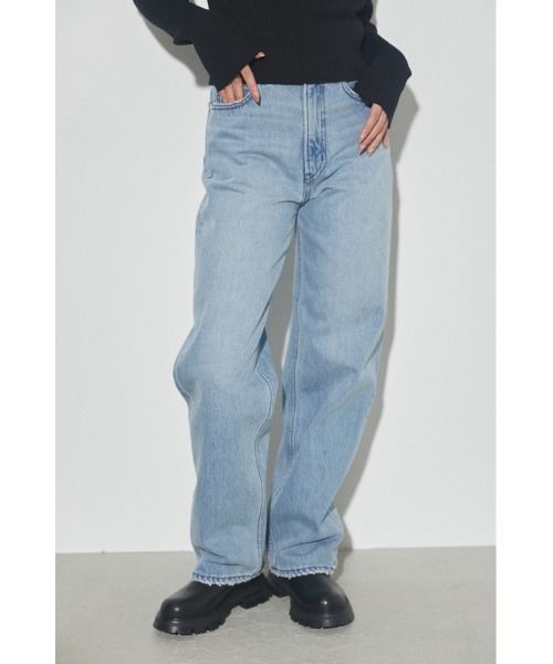 LAGUA GEM(ラグアジェム)の「CLASSIC STRAIGHT DENIM ストレートデニム(デニムパンツ・レディース・ライトブルー/ブルー・22inch/23inch/24inch/25inch/26inch)」の9枚目の写真
