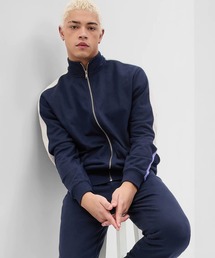 GAP（ギャップ）の「GAPロゴ フレンチテリートラックジャケット(ユニセックス)（ジャージ）」