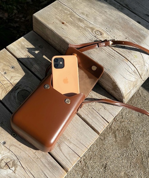 Lamoa(ラモア)の「Lamoa/ミニスマホショルダーバッグ(ショルダーバッグ・レディース・ブラック/ベージュ/アイボリー/ブラウン・FREE)」の1枚目の写真