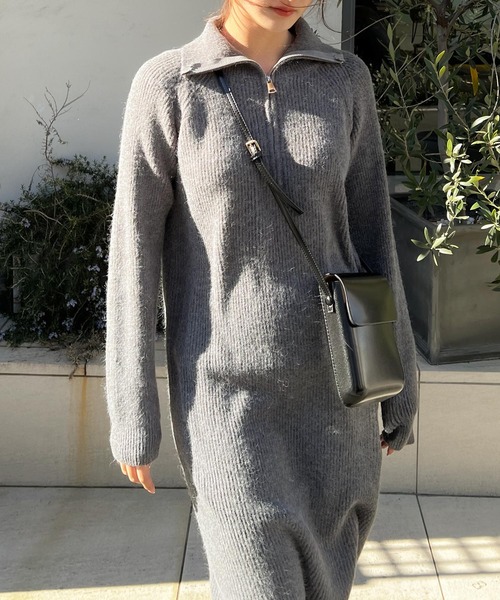 Lamoa(ラモア)の「Lamoa/ミニスマホショルダーバッグ(ショルダーバッグ・レディース・ブラック/ベージュ/アイボリー/ブラウン・FREE)」の14枚目の写真