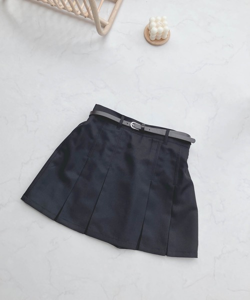 AS KNOW AS plus(アズノゥアズプラス)の「○ベルト付き チノ プリーツミニスカート(スカート・レディース・ブラック/カーキ/ベージュ・FREE)」の18枚目の写真