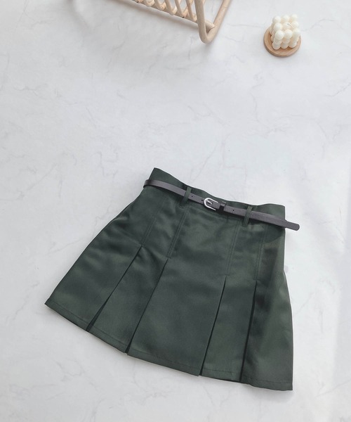 AS KNOW AS plus(アズノゥアズプラス)の「○ベルト付き チノ プリーツミニスカート(スカート・レディース・ブラック/カーキ/ベージュ・FREE)」の19枚目の写真