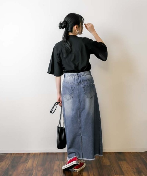 atONE(アットワン)の「atONE 半端袖 バタフライスリーブブラウス(シャツ/ブラウス・レディース・ブラック/ベージュ/オフホワイト・FREE)」の21枚目の写真