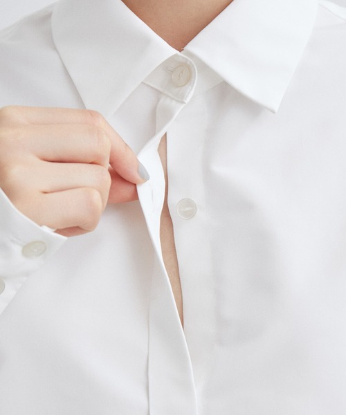 ADAM ET ROPE'（アダムエロペ）の「〈SETアイテム〉ビスチェセットシャツ（シャツ/ブラウス・レディース・ベージュ/ホワイト・FREE）」の13枚目の写真