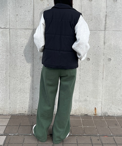 kutir（クティール）の「フラワー刺繍カラーツイルワイドパンツ（その他パンツ・レディース・アイボリー/カーキ/ピンク/ブラック・SMALL/LARGE/MEDIUM）」の21枚目の写真