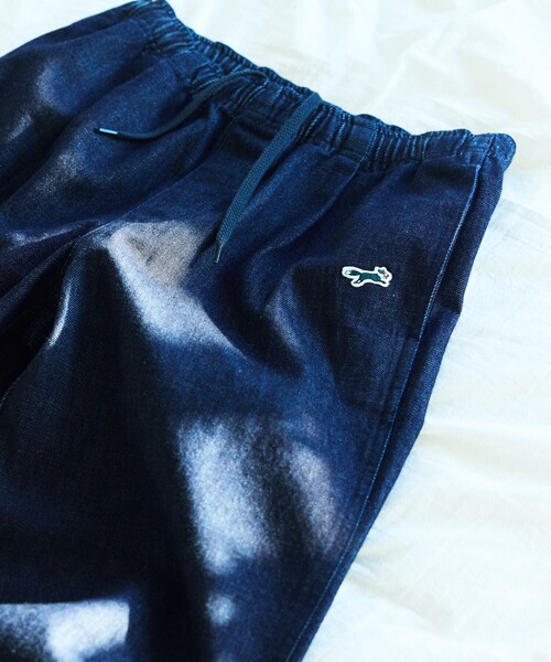 TOWNCRAFT（タウンクラフト）の「TOWN CRAFT/タウンクラフト 別注 イージーパンツ/デニム/EASY PANTS DENIM（デニムパンツ・メンズ・ネイビー/オフホワイト/ブルー・MEDIUM/LARGE/SMALL）」の2枚目の写真