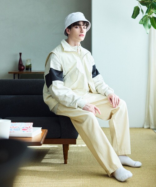 TOWNCRAFT（タウンクラフト）の「TOWN CRAFT/タウンクラフト 別注 イージーパンツ/デニム/EASY PANTS DENIM（デニムパンツ・メンズ・ネイビー/オフホワイト/ブルー・MEDIUM/LARGE/SMALL）」の6枚目の写真