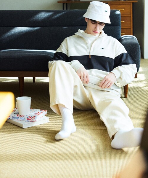 TOWNCRAFT（タウンクラフト）の「TOWN CRAFT/タウンクラフト 別注 イージーパンツ/デニム/EASY PANTS DENIM（デニムパンツ・メンズ・ネイビー/オフホワイト/ブルー・MEDIUM/LARGE/SMALL）」の9枚目の写真