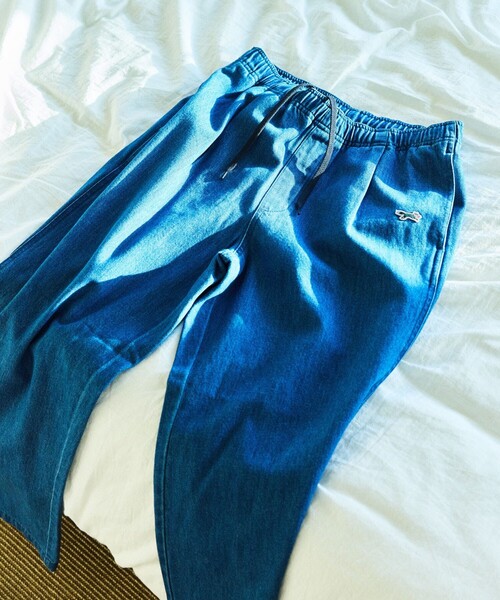 TOWNCRAFT（タウンクラフト）の「TOWN CRAFT/タウンクラフト 別注 イージーパンツ/デニム/EASY PANTS DENIM（デニムパンツ・メンズ・ネイビー/オフホワイト/ブルー・MEDIUM/LARGE/SMALL）」の17枚目の写真