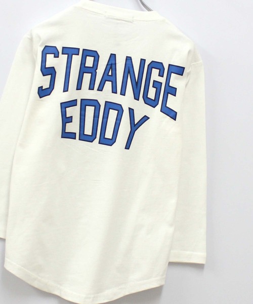 THE CASUAL(カジュアル)の「プリント長袖Tシャツ ゆるロンT(Tシャツ/カットソー・キッズ・ブラック系3/杢グレー/ブラック系2/ラベンダー/オフホワイト/ダークグリーン/ホワイト系3/ベージュ/ホワイト系2/ダークグリーン系1/チャコール/ネイビー/ホワイト系1/グレー系1/ブラック/ブラック系1・160cm/130cm/110cm/120cm/140cm/150cm)」の4枚目の写真