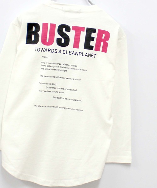 THE CASUAL(カジュアル)の「プリント長袖Tシャツ ゆるロンT(Tシャツ/カットソー・キッズ・ブラック系3/杢グレー/ブラック系2/ラベンダー/オフホワイト/ダークグリーン/ホワイト系3/ベージュ/ホワイト系2/ダークグリーン系1/チャコール/ネイビー/ホワイト系1/グレー系1/ブラック/ブラック系1・160cm/130cm/110cm/120cm/140cm/150cm)」の6枚目の写真