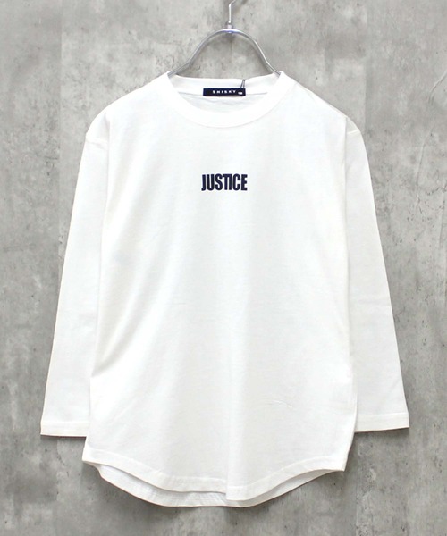 THE CASUAL(カジュアル)の「プリント長袖Tシャツ ゆるロンT(Tシャツ/カットソー・キッズ・ブラック系3/杢グレー/ブラック系2/ラベンダー/オフホワイト/ダークグリーン/ホワイト系3/ベージュ/ホワイト系2/ダークグリーン系1/チャコール/ネイビー/ホワイト系1/グレー系1/ブラック/ブラック系1・160cm/130cm/110cm/120cm/140cm/150cm)」の22枚目の写真