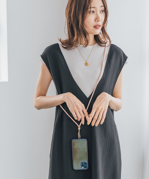 GLOBAL WORK(グローバルワーク)の「スマホショルダー/190565(スマホグッズ・レディース・ネイビー/ベージュ/ダークグレー/カーキ/ブラウン/ブラック/グレー/パープル系その他2/ブラック系その他/ブルー/ラベンダー/グレー系その他3/ピンク/グリーン/アイボリー/グレー系その他6・FREE)」の16枚目の写真