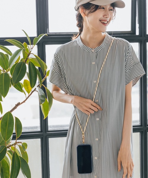 GLOBAL WORK(グローバルワーク)の「スマホショルダー/190565(スマホグッズ・レディース・ネイビー/ベージュ/ダークグレー/カーキ/ブラウン/ブラック/グレー/パープル系その他2/ブラック系その他/ブルー/ラベンダー/グレー系その他3/ピンク/グリーン/アイボリー/グレー系その他6・FREE)」の2枚目の写真