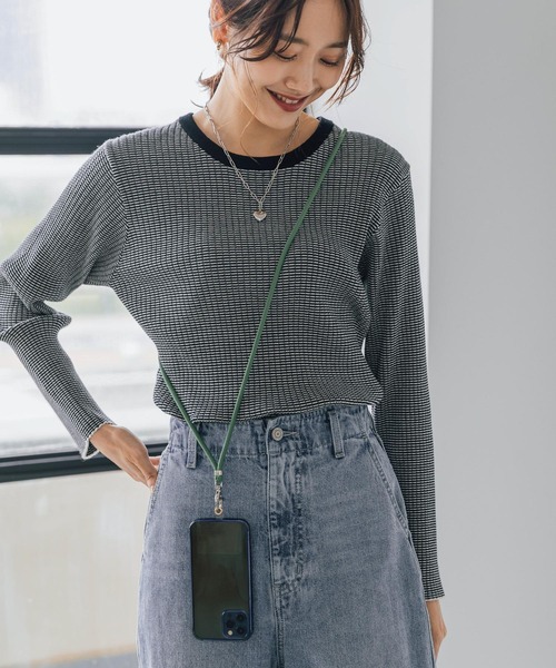 GLOBAL WORK(グローバルワーク)の「スマホショルダー/190565(スマホグッズ・レディース・ネイビー/ベージュ/ダークグレー/カーキ/ブラウン/ブラック/グレー/パープル系その他2/ブラック系その他/ブルー/ラベンダー/グレー系その他3/ピンク/グリーン/アイボリー/グレー系その他6・FREE)」の20枚目の写真