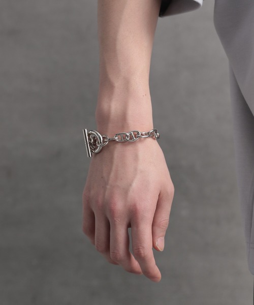 HARE（ハレ）の「ピッグノーズチェーンブレス(HARE)（ブレスレット・メンズ・シルバー・FREE）」の9枚目の写真