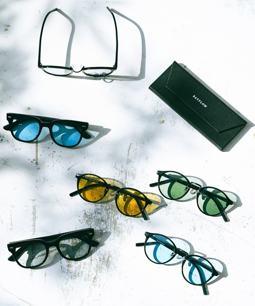 BAYFLOW（ベイフロー）の「ボストンサングラス 23SS（サングラス・メンズ・グレー/ブルー・FREE）」の17枚目の写真