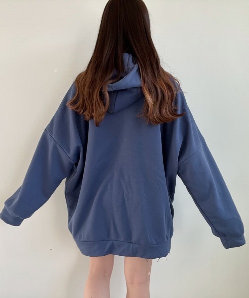 Nana(ナナ)（ナナ）の「ビッグパーカー（パーカー・レディース・ブルー/ブラック・FREE）」の13枚目の写真